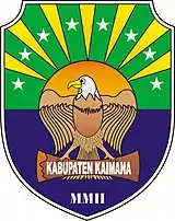 Coat of arms of Kaimana Regency