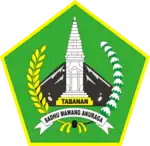 Official seal of Tabanan Regency