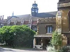 The great hall with Cardinal Pole's fig tree in front