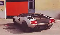 Countach Evoluzione prototype rear view