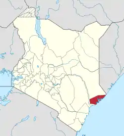 Location in Kenya