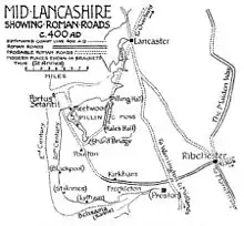 Image 14Map of mid-Lancashire, c. 400. (from History of Lancashire)