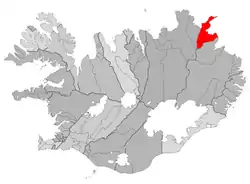 Location of the Municipality of Langanesbyggð