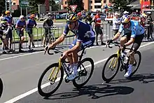 Laporte – Rider No.4 at the UCI Elite men's road race in Wollongong 2022 where he finished 2nd