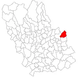 Location in Prahova County