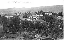 A general view of Larajasse, at the beginning of the 20th century