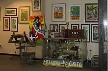 Ice cream shop Heladería El Grito owned by Jose Rodríguez Ruiz, mayor of Lares in 2020