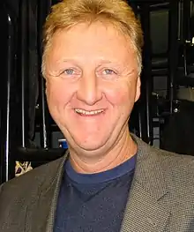 head shot of Larry Bird