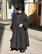 Image 116Robe and kaftan for slightly overweight gentleman in Götgatan of Stockholm, 2018 (from 2010s in fashion)