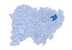 Location in Salamanca