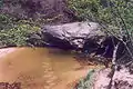 Las Cuevas. Rock pools and waterfall where the locals swim.