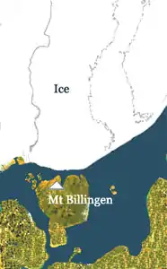 Approximate reconstruction of the Baltic Ice Lake