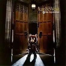 Cover art displaying Dropout Bear in front of open doors