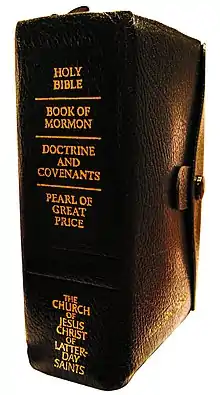 Image 16The Standard Works constitute the LDS Church scriptural canon (from Mormonism)