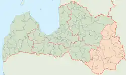 Location of Latgale Region