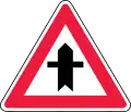 Junction with minor road