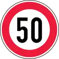 Maximum speed limit