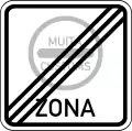 End of customs area