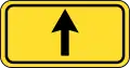 Direction of bypass road (proceed straight)