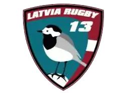 Badge of Latvia team