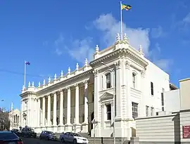 Launceston Town Hall, Launceston, Tasmania; c. 1864.