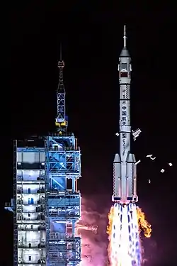 Long March 2F is the only human-rated launch vehicle of the Long March family.