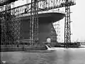 The launching of the Titanic in May 1911, by R.J. Welch