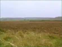 View across Laxton's open fields