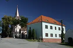 Centre of Lažiště