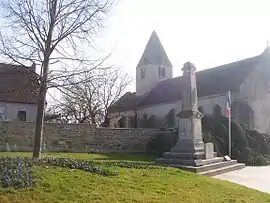 The church in Le Breuil