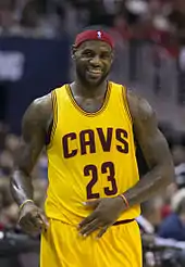 LeBron James smiling