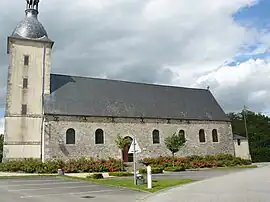 The church in Le Cercueil