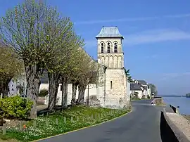 Les bords de Loire dans le village du Thoureil