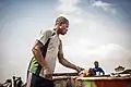 Filleting fish in the Ivory Coast