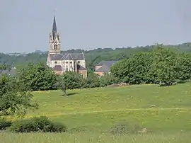 The church in Le Fréty