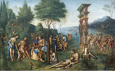 The Reign of Comus (1506-1511) by Lorenzo Costa.
