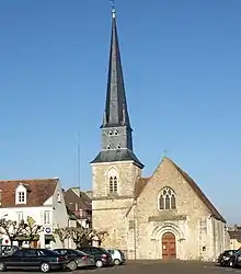 The church in Le Theil