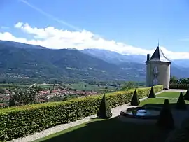 Le Touvet seen from the chateau