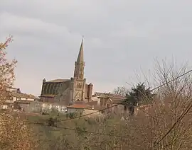 The church in Le Fousseret