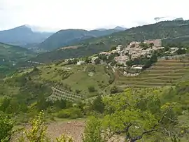 A general view of the village of Arpavon