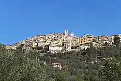 The village of Perinaldo in Autumn.