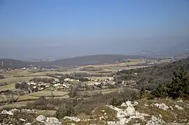 A general view of Rochefort-en-Valdaine