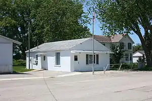 Township building in Leaf River, Illinois.