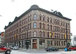 Ledyard Block Historic District, seven interconnected Italianate buildings in downtown Grand Rapids, Michigan, constructed between 1859 and 1874.