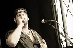 Brice at Country Throwdown Tour 2011