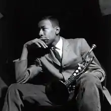 Lee Morgan c. 1956, in the photo used for his album Lee Morgan Sextet