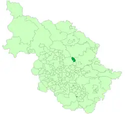 Leeds Rural District within the West Riding in 1911