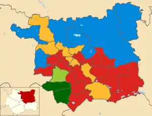 2007 results map