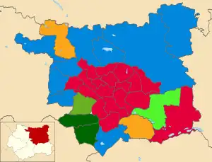 2021 results map