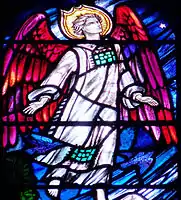 Detail from the Creation window, S.Chad,Far Headingley,Leeds, 1923